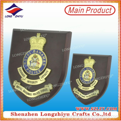 Custom Design Bronze Sign MDF Wood Plaque in China